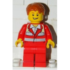 cty272 Paramedic - Red Uniform, Male, Tousled Hair 